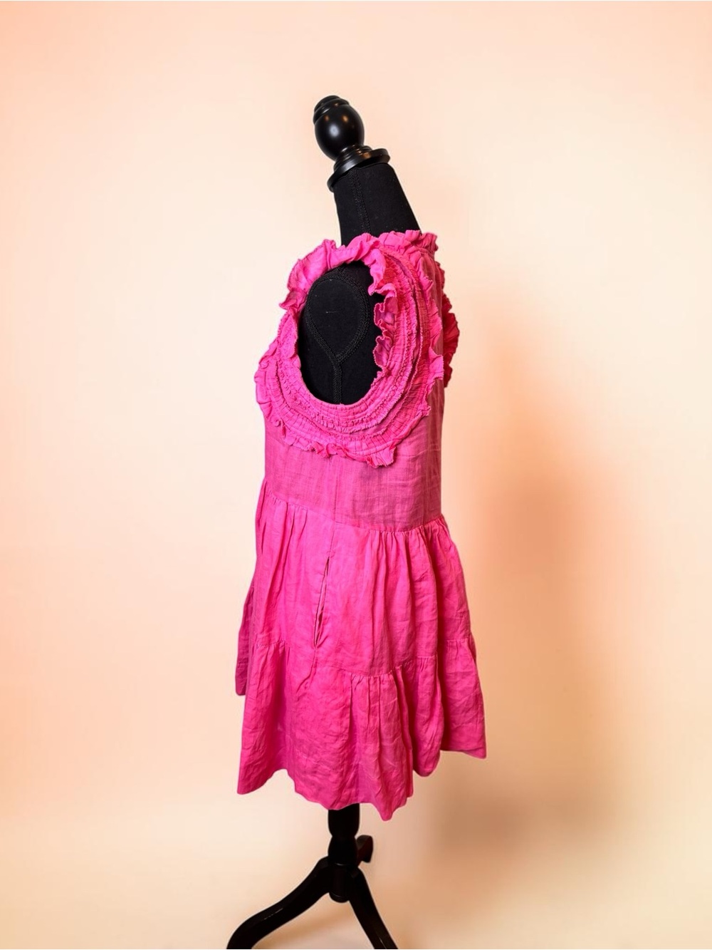 Sea NY smocked flutter sleeve dress - Picture 4 of 7